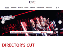 Tablet Screenshot of directorscut.fi